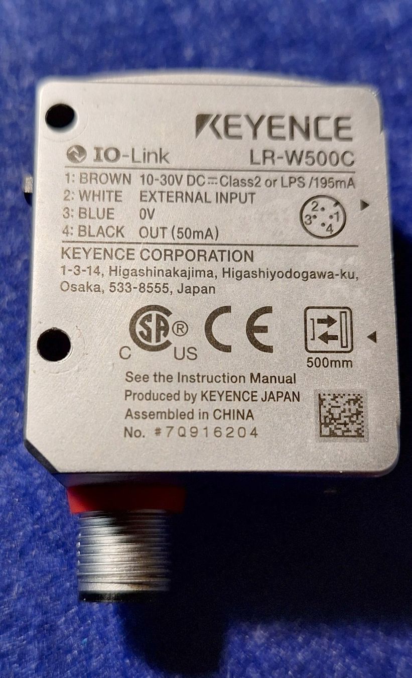Componenti elettronici: capteur laser Keyence LR-W500C – Usato da Bussy FR venduto da 023