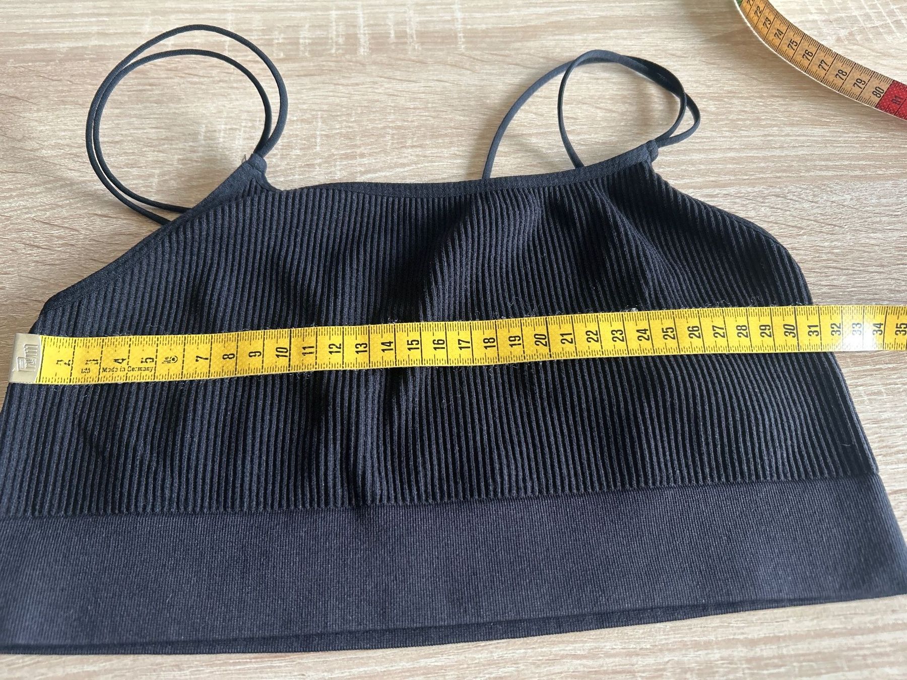 H&M Top: Bustier - Top schwarz Rippstrick von H&M Gr. S – Usato da Brunnen venduto da Nala2929 6