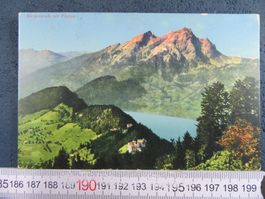 BÜRGENSTOCK MIT PILATUS 1912 AK ONW