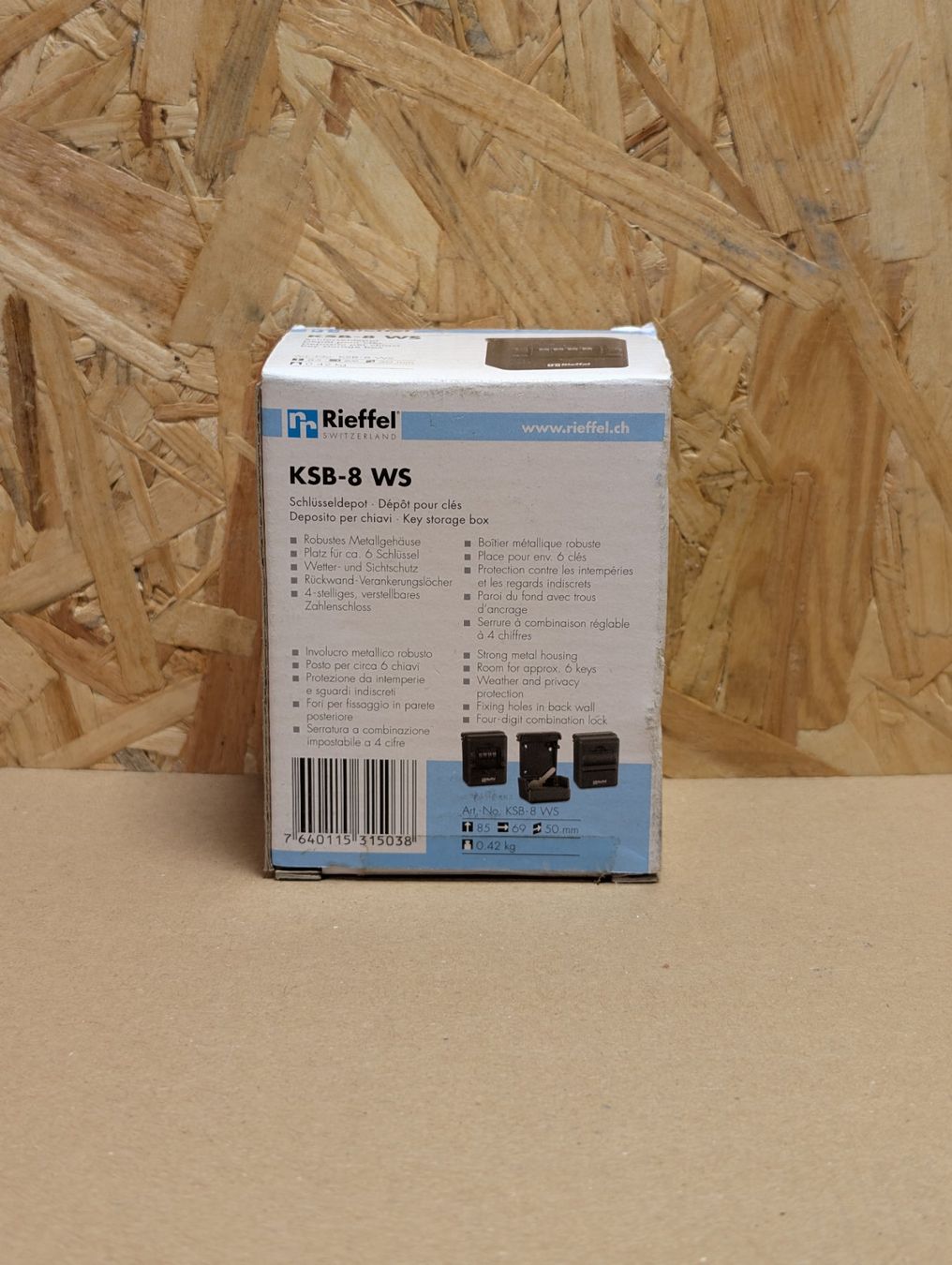 Casseforti: Boîte à clés sécurisée Rieffel KSB-8 WS – Nuovo e nell'imballaggio originale da Portalban venduto da Deuxieme-vie 1