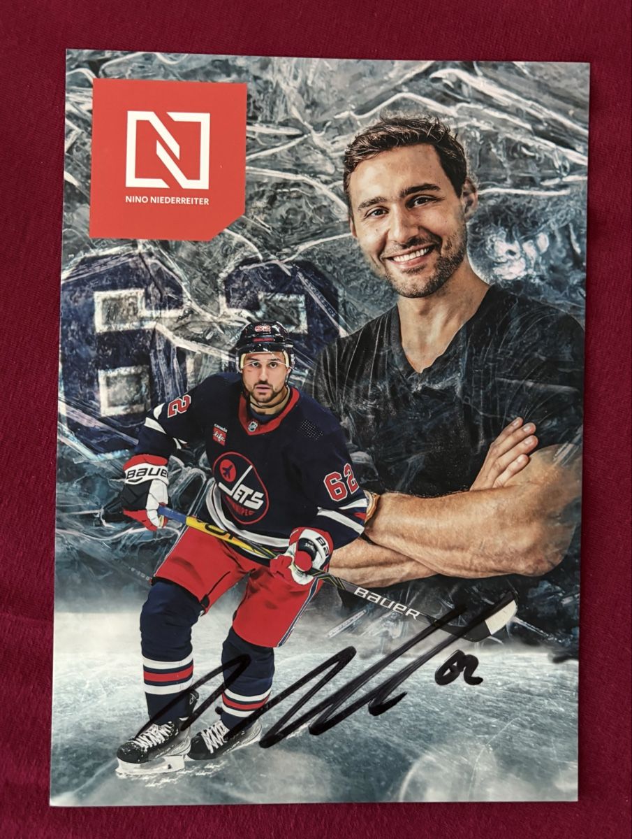 Autographes: Nino Niederreiter Original Autogramm – D'occasion à niederbipp par LaHabana1