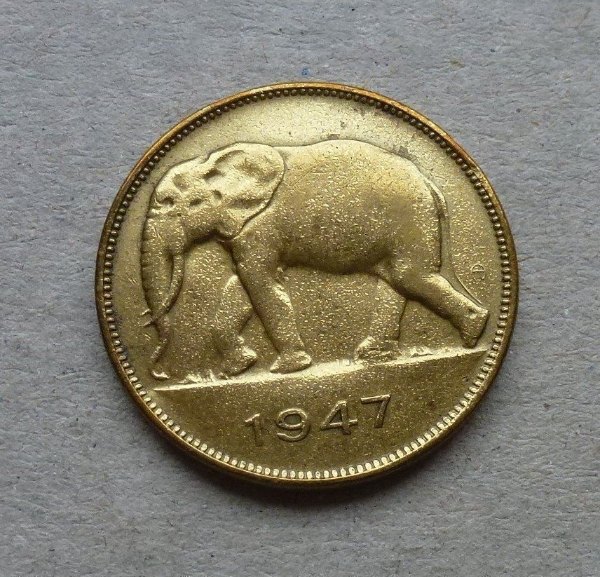 Tutti le monete: Belgisch-Kongo ++ 2.- und 5.- Francs – Usato da Walkringen venduto da Casablanca777 4