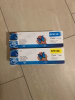 Tonerkartusche gelb blau
