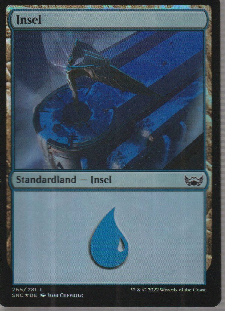 Magic The Gathering Sammelbilder & Trading cards: MTG Magic The Gathering  De SNC BASIC LANDS 265 FOIL Insel – Neu (gemäss Beschreibung) aus Vezia von Aquarius_Age