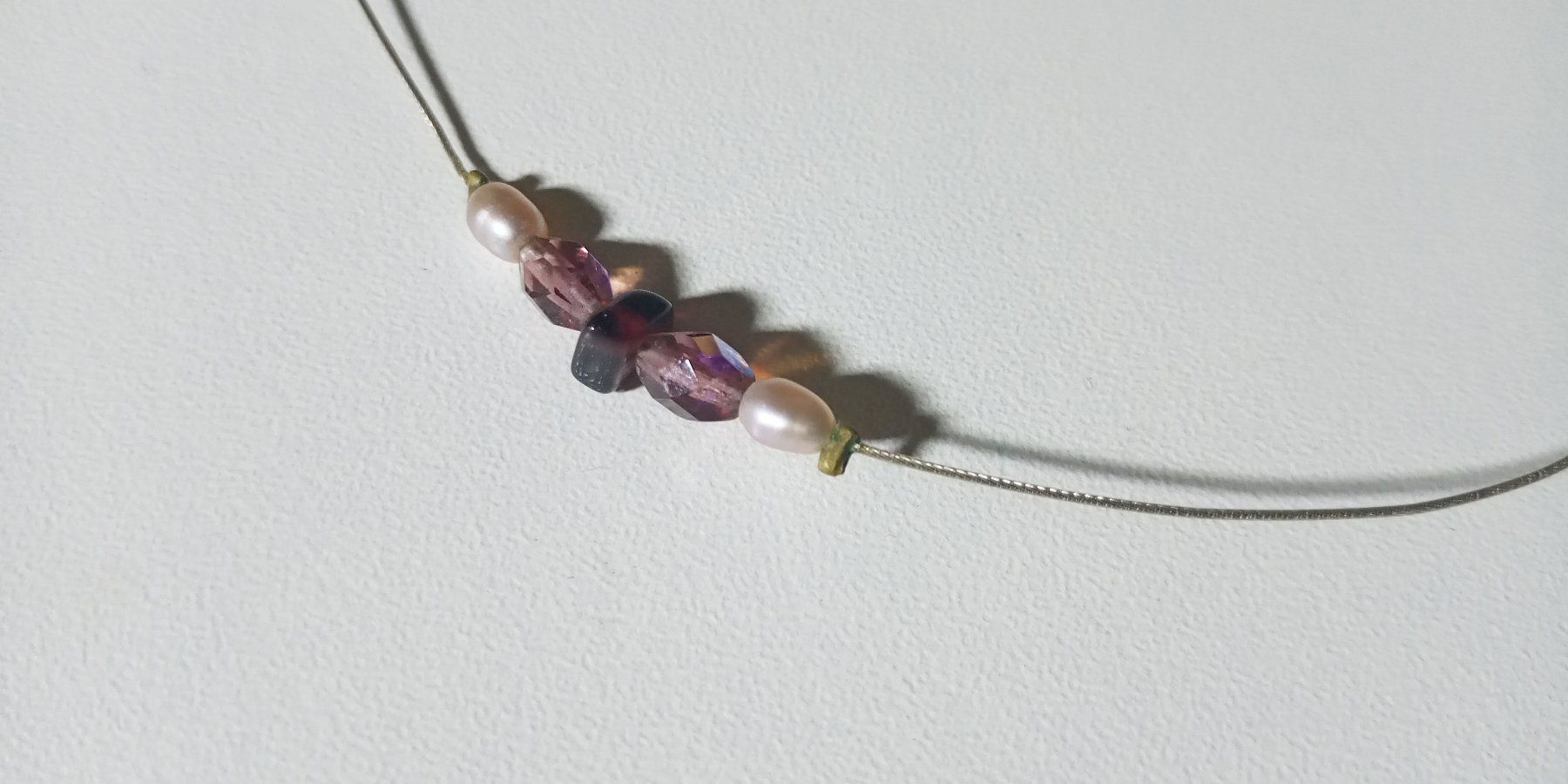 Catenine: Wunderschöne Designer Kette mit Süsswasserperlen zu Nile – Usato da St. Gallen venduto da Hereplaysmusic 1
