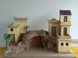 Grosse Krippe im Orientalischen Stil