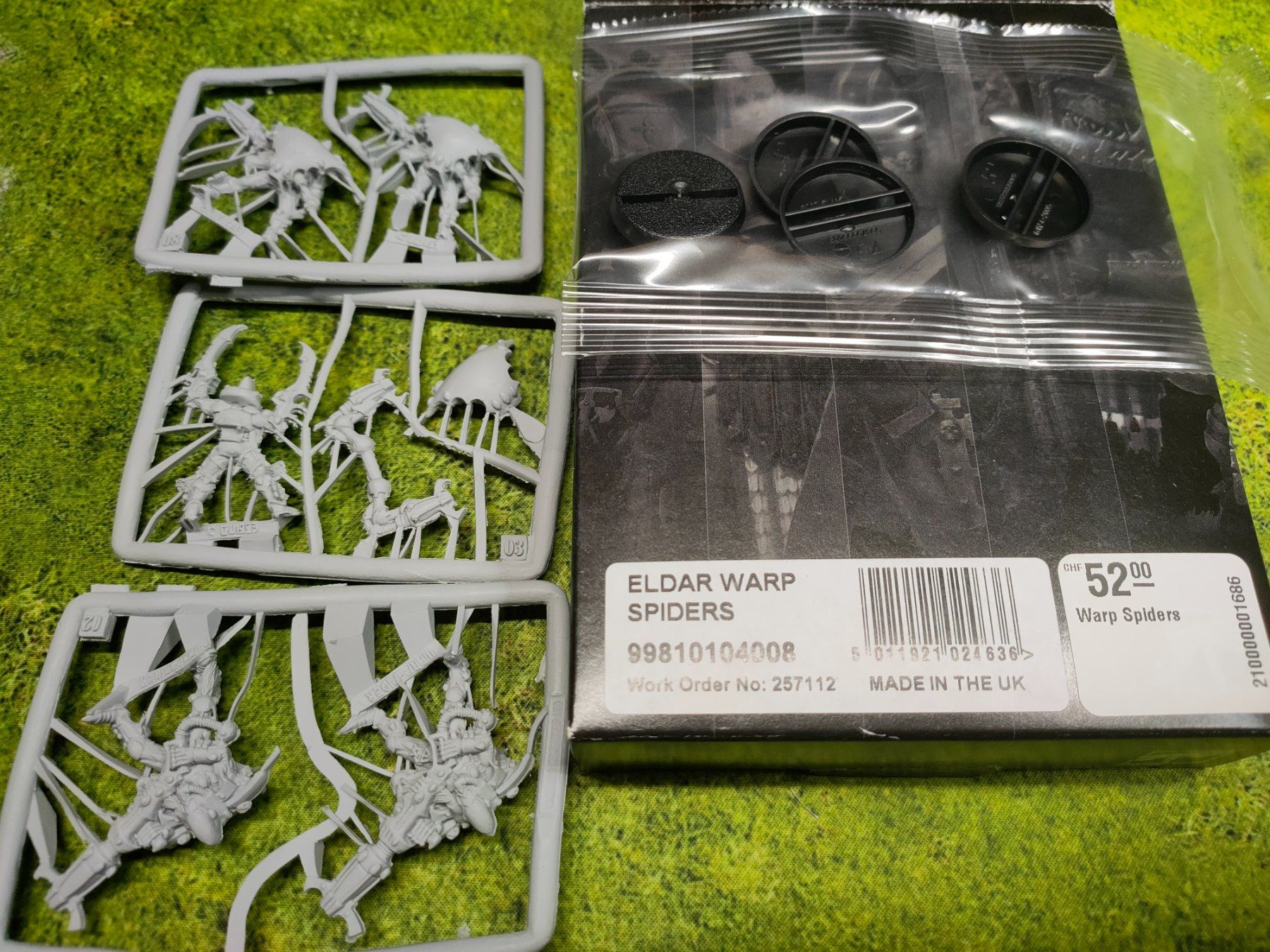 Giochi: Warhammer 40k, Warp Spiders Aeldari Eldar – Nuovo e nell'imballaggio originale da Baden venduto da Araneus