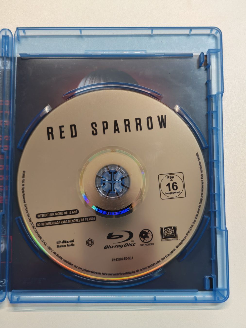 Tutti i DVDs: Red Sparrow – Usato da Liestal venduto da Kratzilla 1