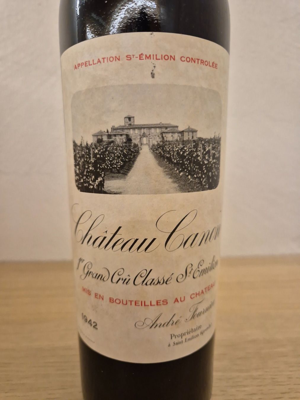 Vino: Château Canon 1942 - St. Emilion – Usato da Dinhard venduto da jacuzzy 1
