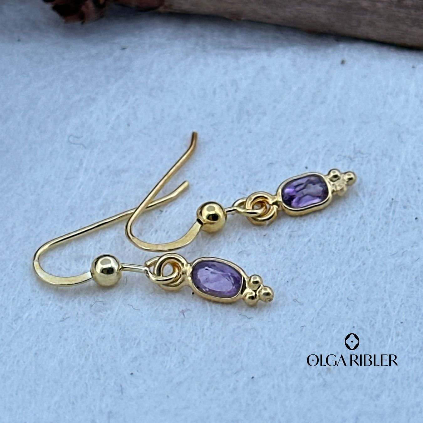 Olga Ribler Orecchini pendenti & Orecchini a lobo: Sterling Silber 925 Ohrringe mit Amethyste – Nuovo (secondo la descrizione) da Luzern venduto da Schmuckoutlet 4