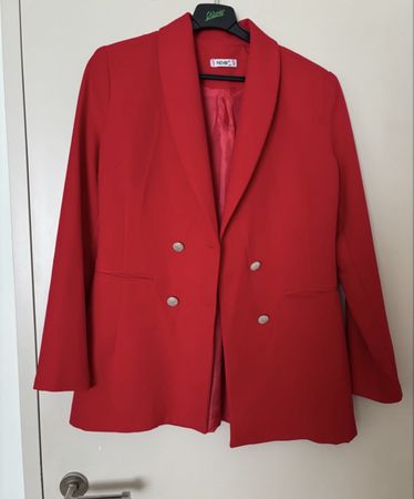 Roter Blazer Gr. 40 - Hingucker für den Frühling!