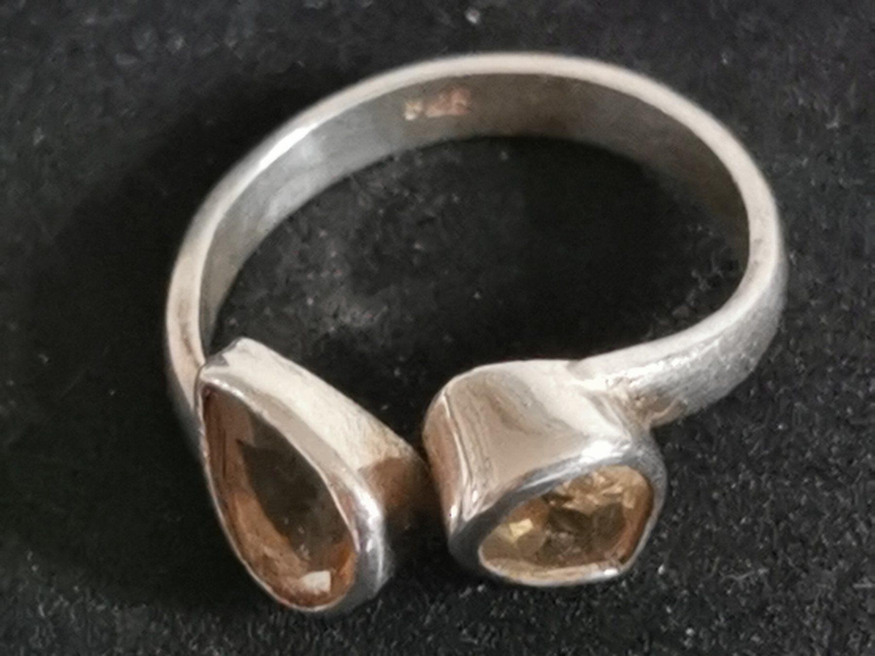 Anelli: Damen Silber Ring mit Rauch Topase – Nuovo (secondo la descrizione) da Schlieren venduto da vlalif 4
