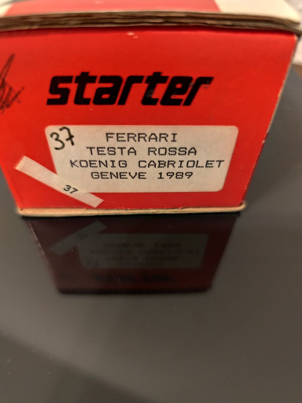 Ferrari Modellini d'auto: Ferrari / Testarossa Cabriolet König / Rot / 1989 / Starter – Nuovo e nell'imballaggio originale da Thayngen venduto da schnaepplisuecher 7