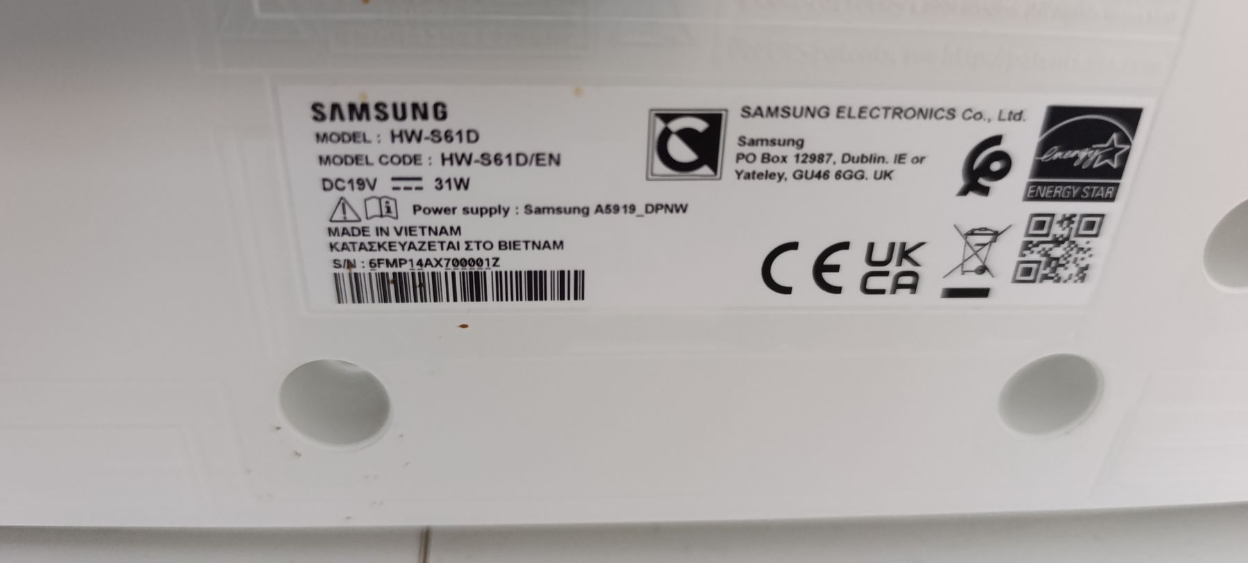 Samsung Heimkino: Barre de son Samsung  – Gebraucht aus Mont-la-Ville von Ecu23hj 1
