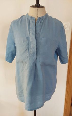 Bluse mit Leinen nulu 38