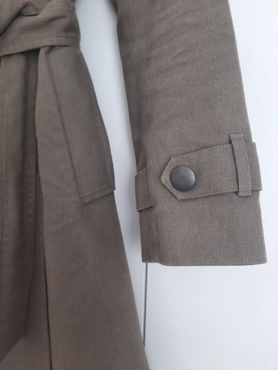Mäntel: Taillierter Trenchcoat, olivgrün, Gr. 36 – Gebraucht aus Stans von sib_c59z 7