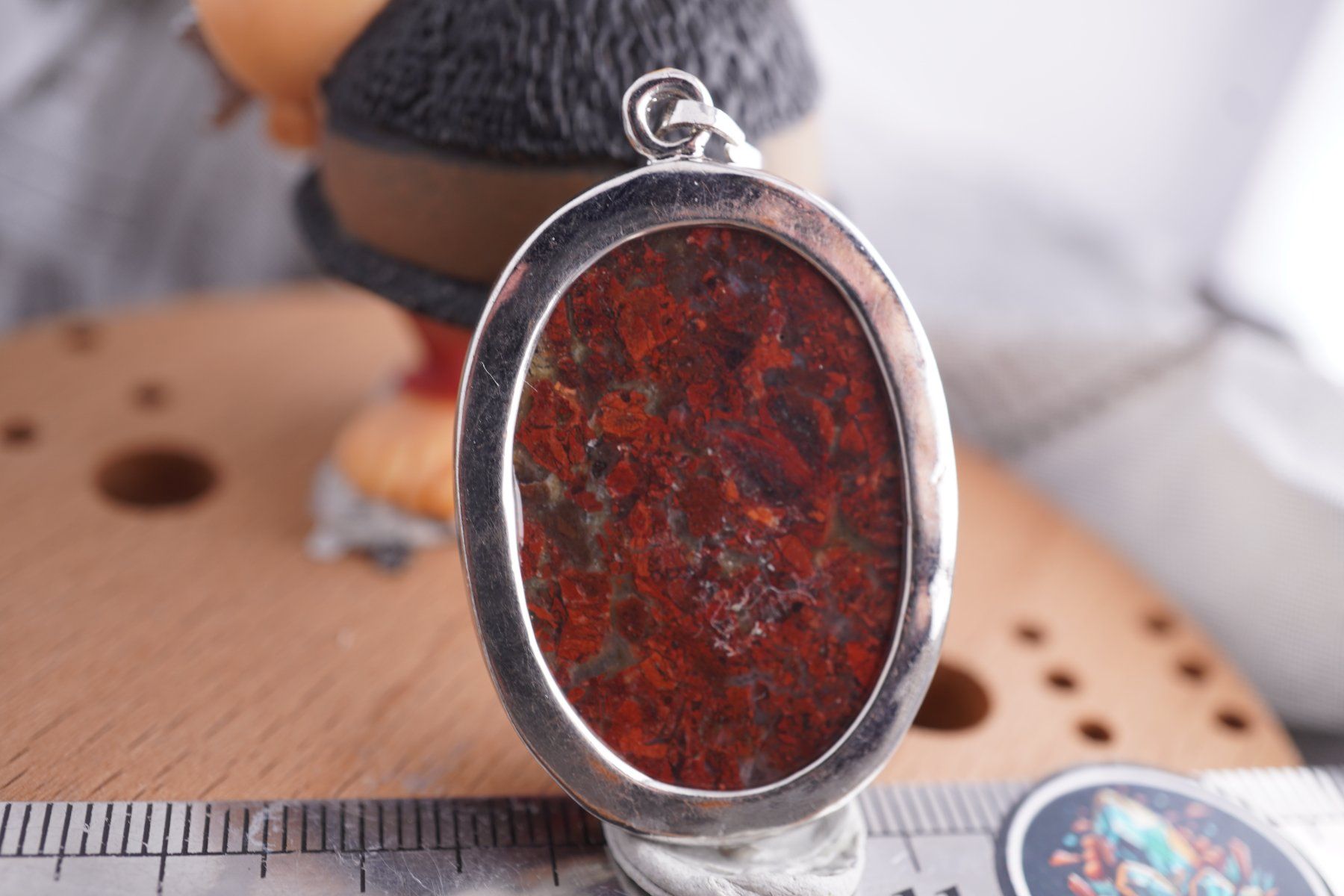 Pendentifs: Jaspis  Oval    Anhänger  Räumung – Neuf avec emballage d'origine à Eschenbach SG par topstone 3