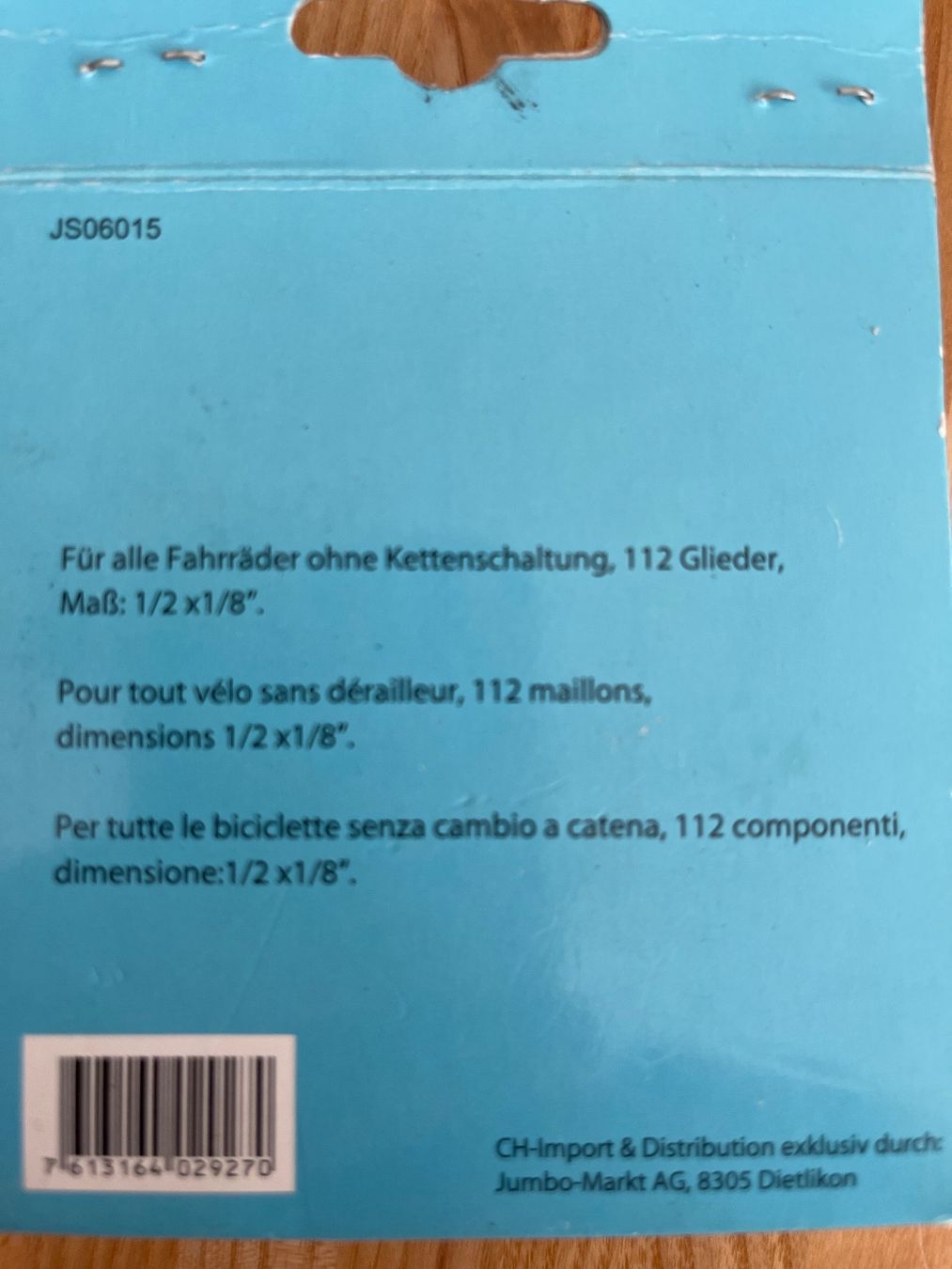 Catenine: Velo Kette California KMC – Nuovo e nell'imballaggio originale da Wettingen venduto da Kawasaki987 1