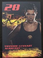 Yannick-Lennart Albrecht Autogrammkarte signiert