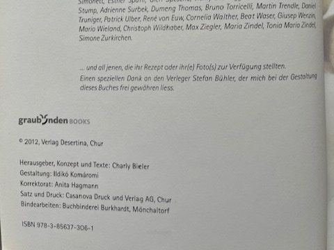 Libri: Kochbuch Capuns, Die tollen Rollen, Neu – Nuovo (secondo la descrizione) da Zürich venduto da bmu_d9mc 1