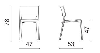 Arper Stühle: Designer Gartenstühle Arper Juno, stapelbar, 4 Stk. – Gebraucht aus Wohlen AG von kissne4 4