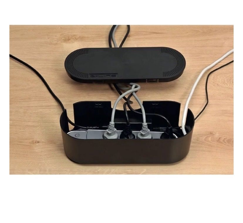 Sonstiges Elektromaterial: Kabelmanagement Box schwarz neuwertig – Neu und originalverpackt aus St. Gallen von fab_r77z
