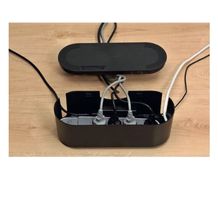 Kabelmanagement Box schwarz neuwertig