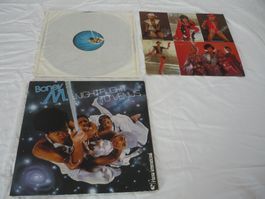 12" Vinyl rarität 80er - Boney M nightflight to venus +Cards