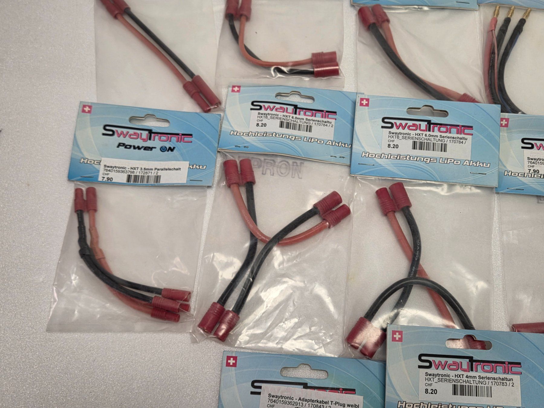 Modellismo RC: diverse Swaytronic Stecker-/Adapterkabel 15-teilig – Nuovo e nell'imballaggio originale da Hittnau venduto da Sika86 4