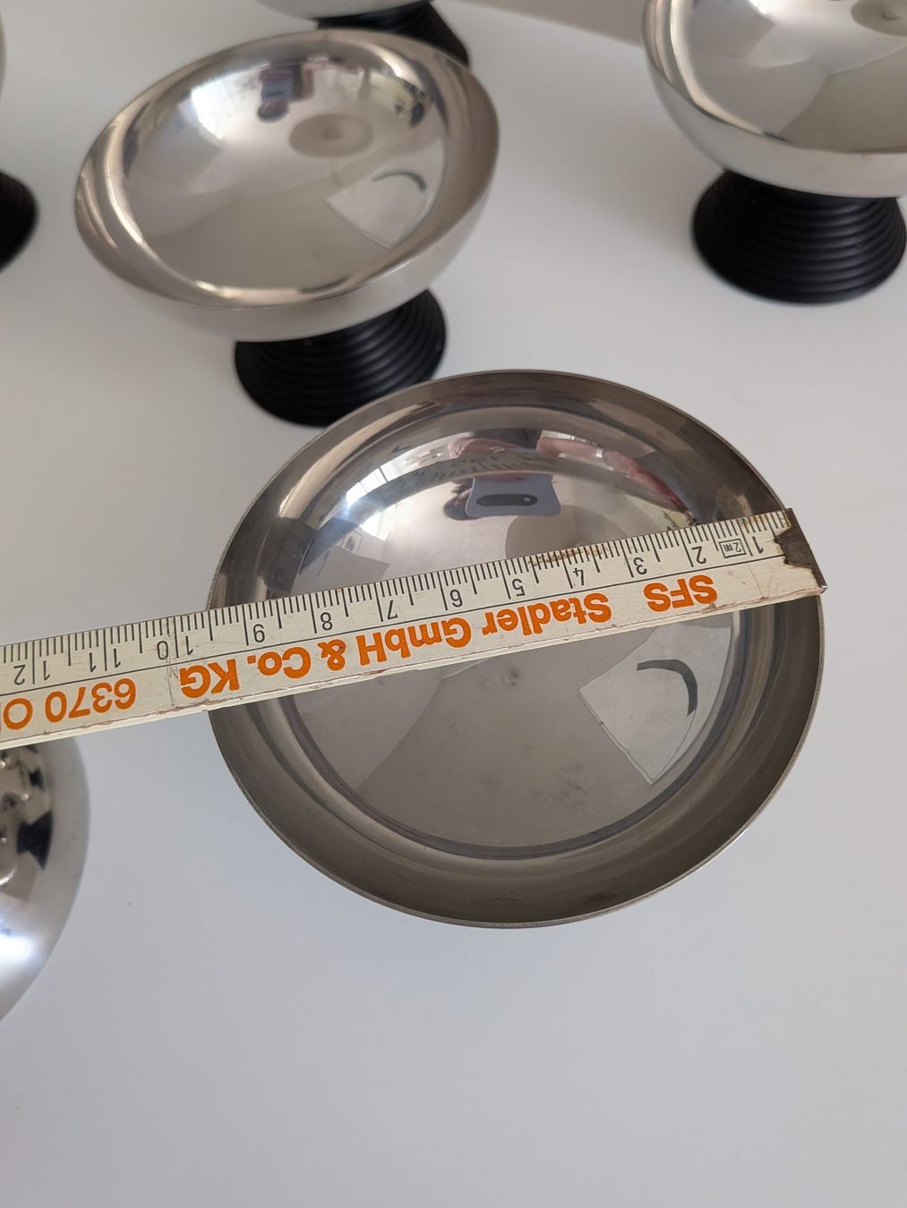 Geschirrsets: Set aus 6 Vintage Eisbecher / Glacebecher – Gebraucht aus Zürich von mikki.zh 3