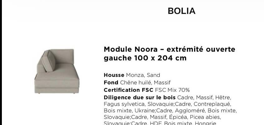 Bolia Divani: Canapé modulaire BOLIA – Usato da Genève venduto da cka_h66c 4