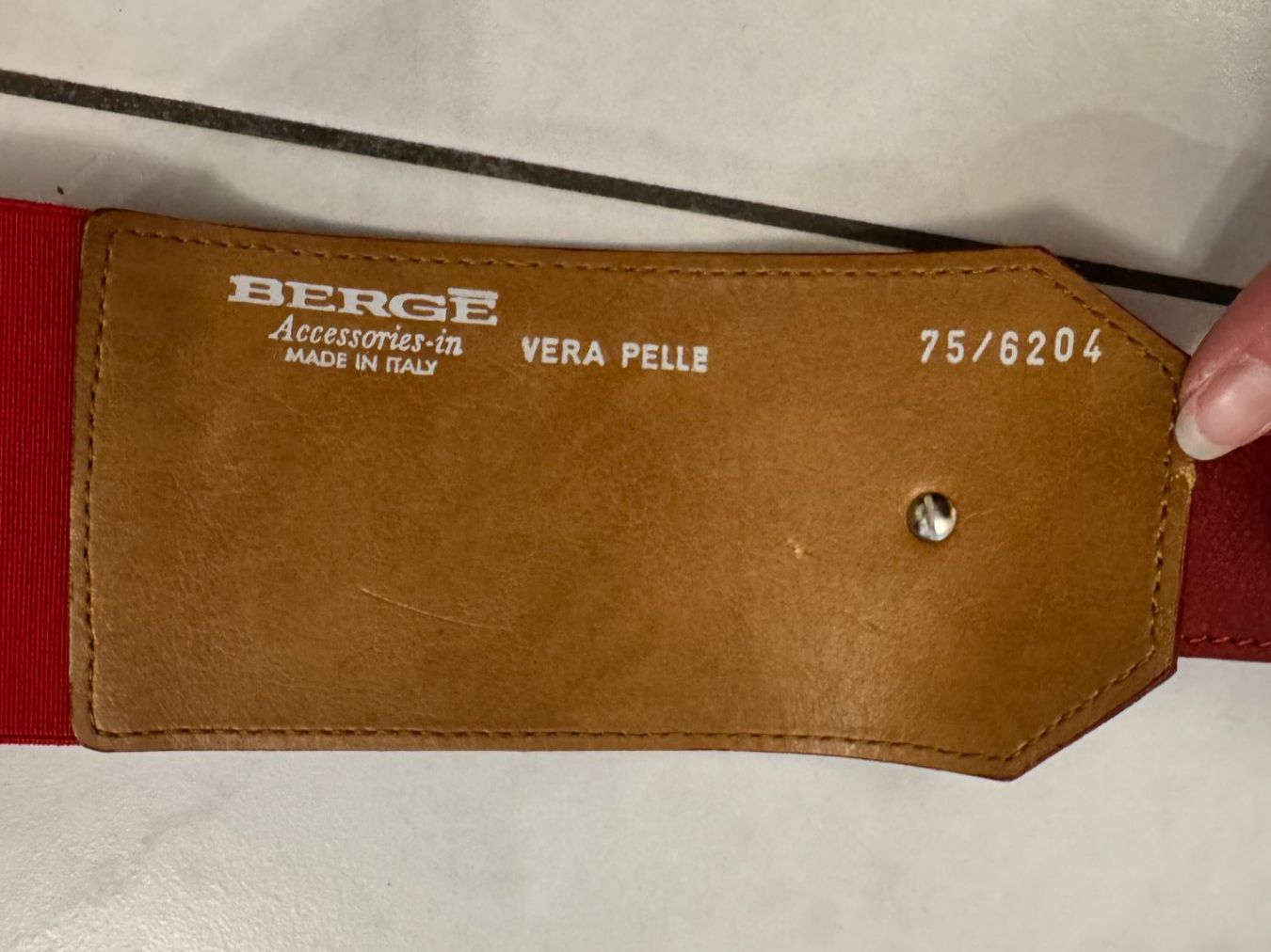 Ceintures: NEU: BERGE Guertel Gr. 75 - rot – Neuf avec emballage d'origine à Bad Ragaz par kpo_b7ph 8