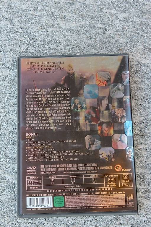 Alle DVDs: Final Fantasy VII – Gebraucht aus Burgdorf von AnlikerBurgdorf 1