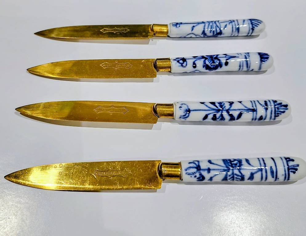 Couverts: 4 antike Uchatius Bronce Messer – D'occasion à Hinterkappelen par Fly-Enjoy