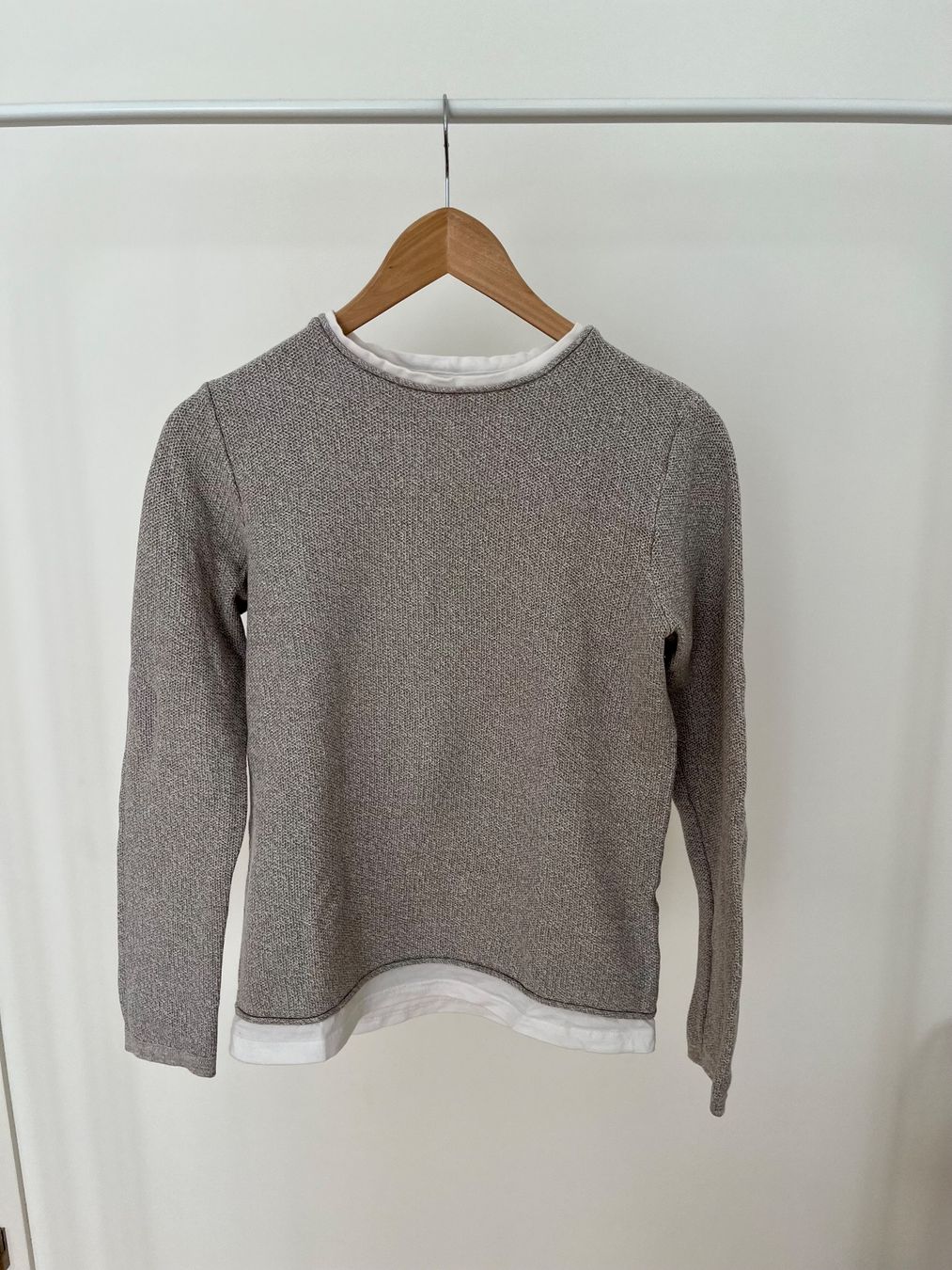 Pull&Bear Maglioni & Felpe: Stylischer Strickpullover in Lagenlook vonPull&Bear – Usato da Scharans venduto da Weltkind