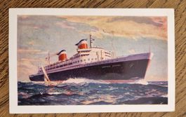 Flagship "Unided States" 1953, Posted at Sea, n.Riehen