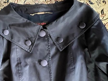 Elegant Escada Silk Trench Coat