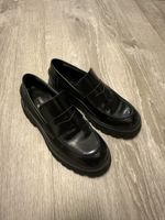 Schwarze Passo Peru Passo Loafers Gr. 37 leder Chunky Sohle
