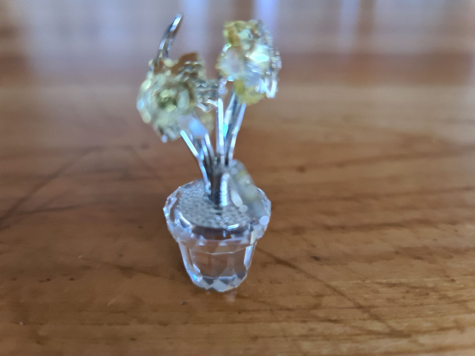 Swarovski Tutte le decorazioni: Swarovski Figur Blume im Topf  – Usato da henau venduto da Rockj 1
