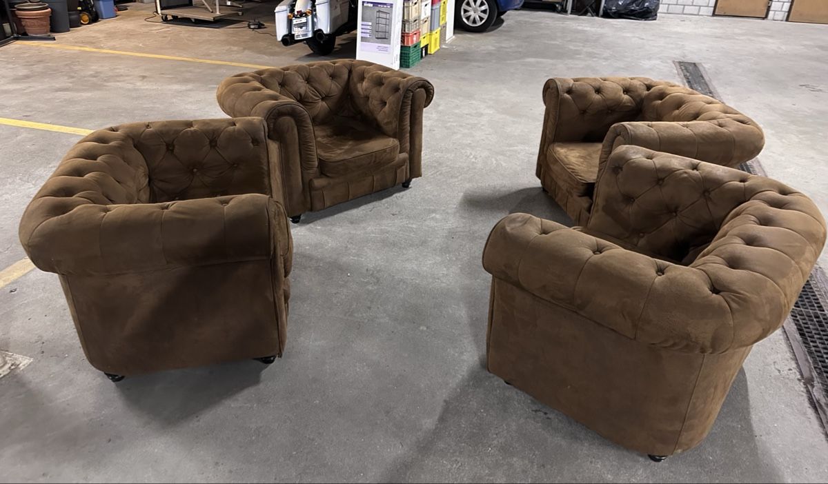 Chesterfield Poltrone: Sessel CHESTERFIELD 4 Stk TOP – Usato da Steinach venduto da EvAy_Trade_2023 3