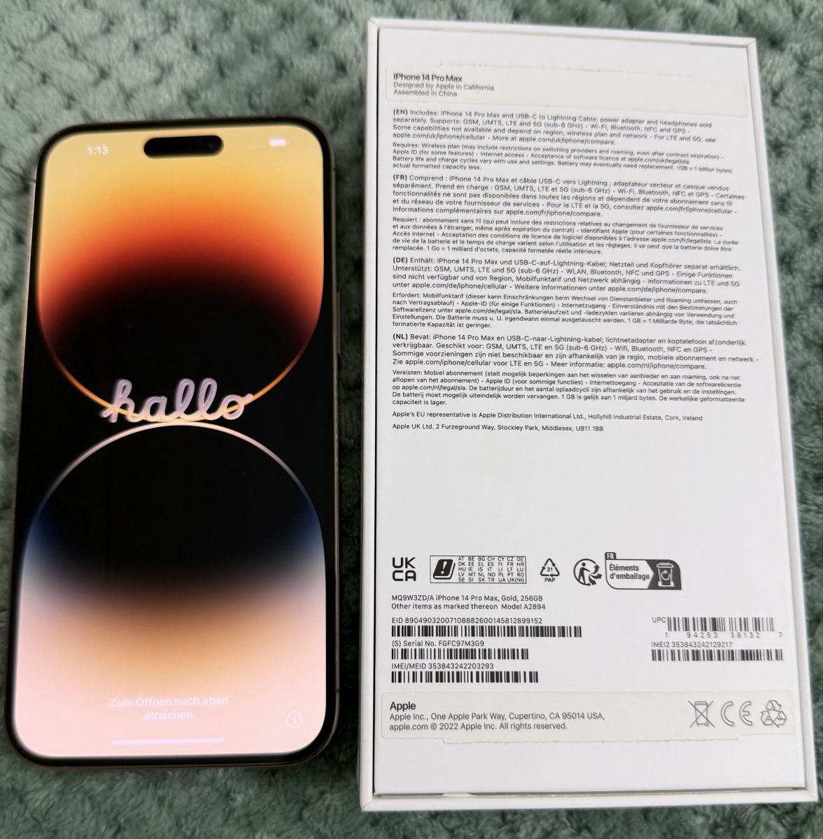 Apple Telefoni cellulari / Smartphones: Iphone 14 Pro Max 256 GB – Usato da Steinhausen venduto da sena69 1