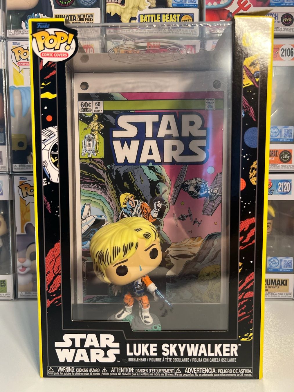 Funko Statuette: Funko POP! Comic Covers Star Wars Luke Skywalker – Nuovo e nell'imballaggio originale da Le Mouret venduto da perfectbijou