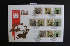Luxusbrief ET XIX. Weltpost -Kongress Hamburg 1984  Los 6110