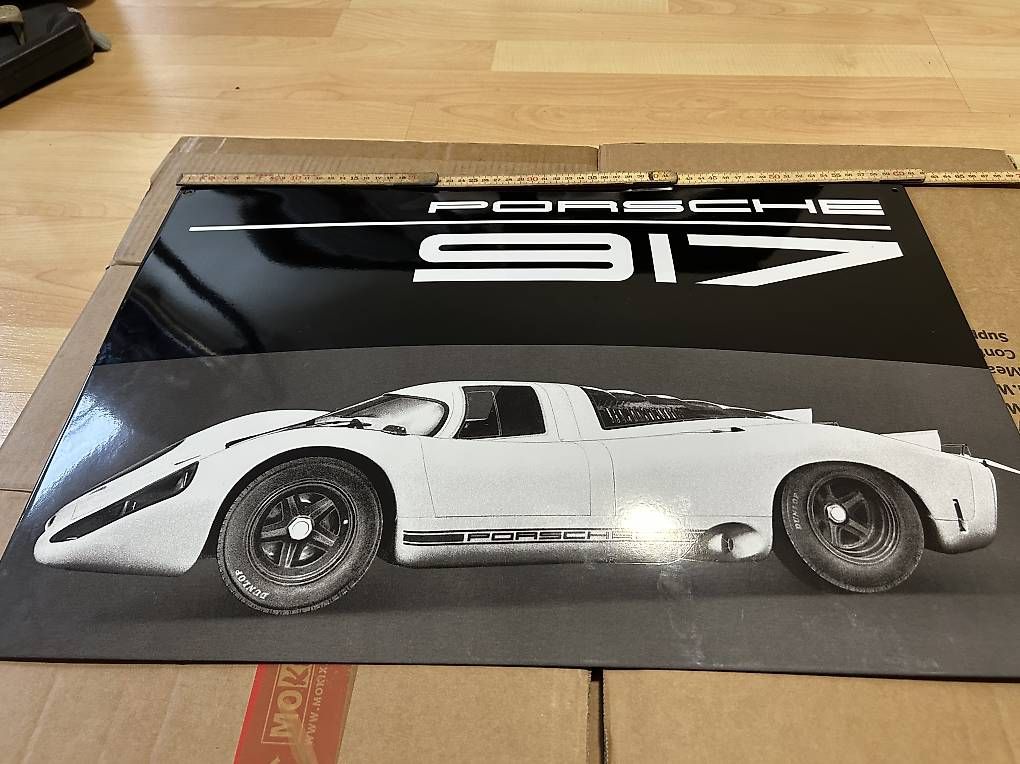 Schilder: Porsche 917 Blechschild Emailschild – Gebraucht aus Basel von Strassengold 1