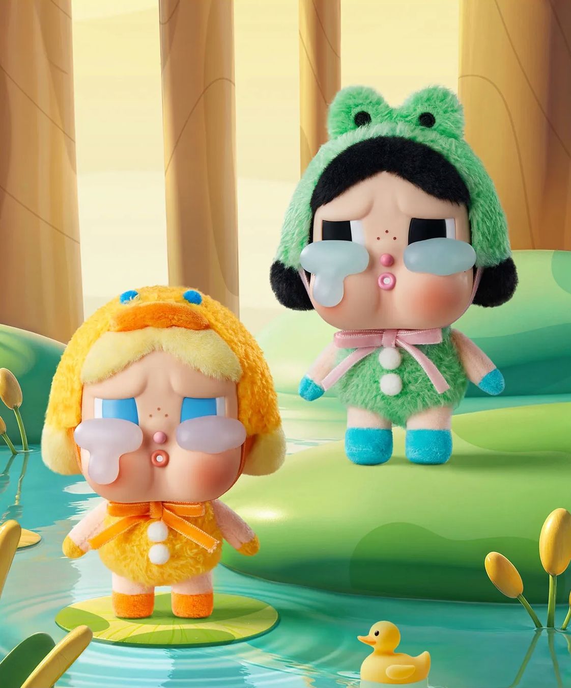 Pop Mart Statuette: POP MART CRYBABY Crying Again Plush DUCK YOU – Nuovo e nell'imballaggio originale da Belmont-Lausanne venduto da HausPopCharm 5