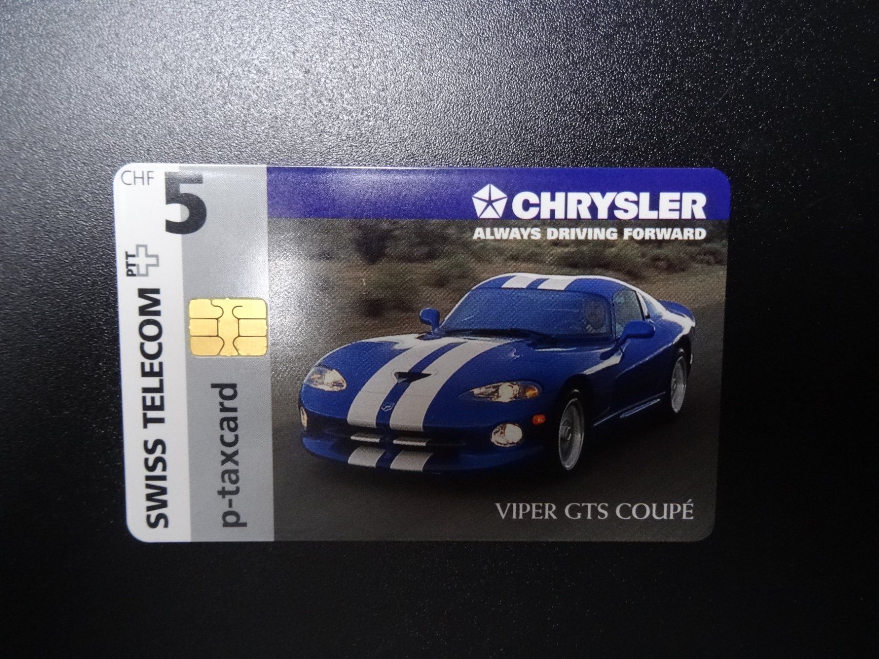 Telefon- & Taxkarten: P-Taxcard 5.-- CHRYSLER Viper GTS Coupé – Gebraucht aus Lupfig von Jolly63