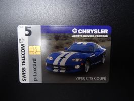 P-Taxcard 5.-- CHRYSLER Viper GTS Coupé