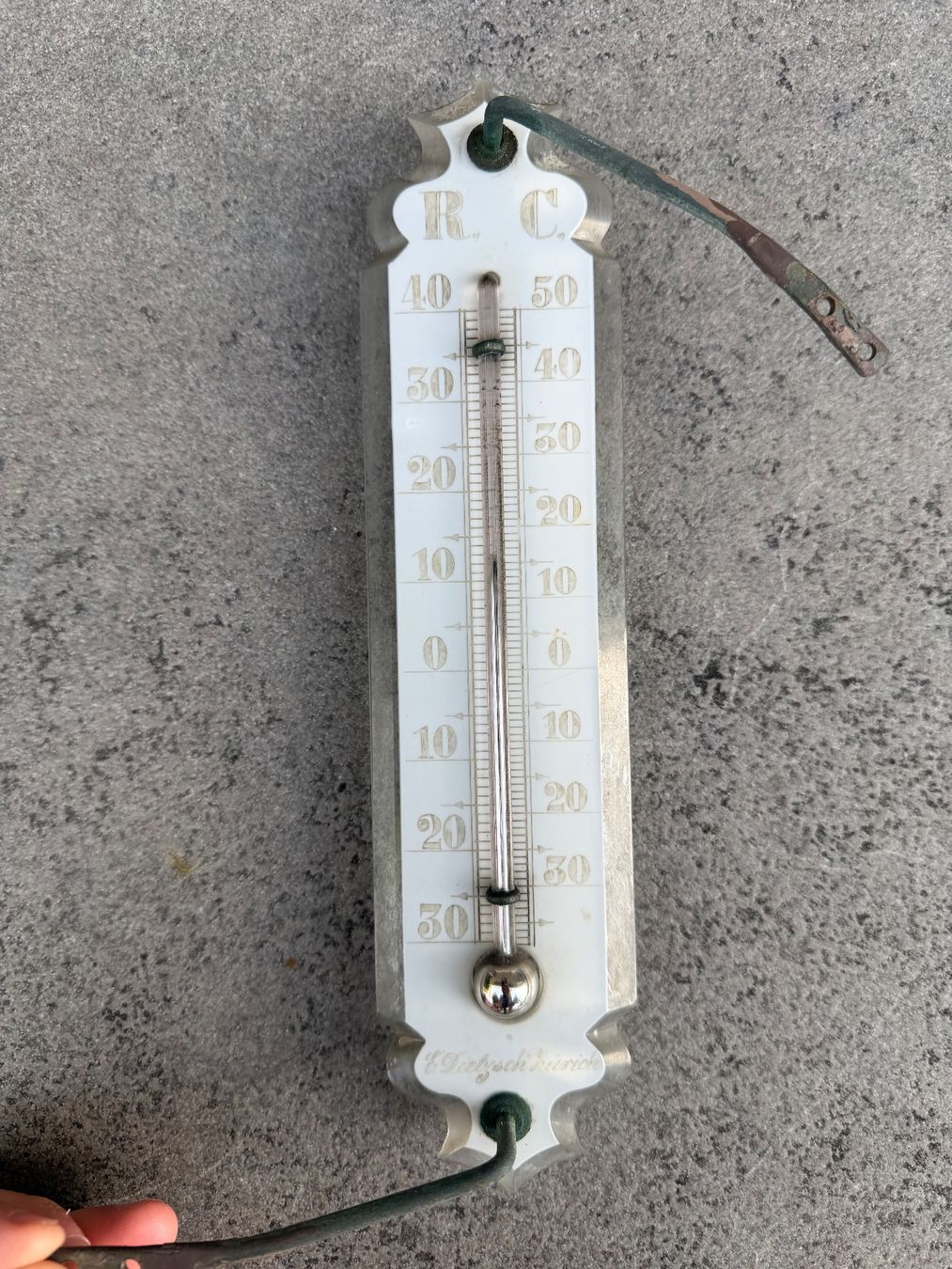 Altro per la casa: Thermometer Antik E. Dietzsch Zürich – Usato da Ennetbaden venduto da miboo