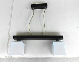 Lampe⭐⭐Flurlampe⭐⭐Holz braun und Glas⭐⭐