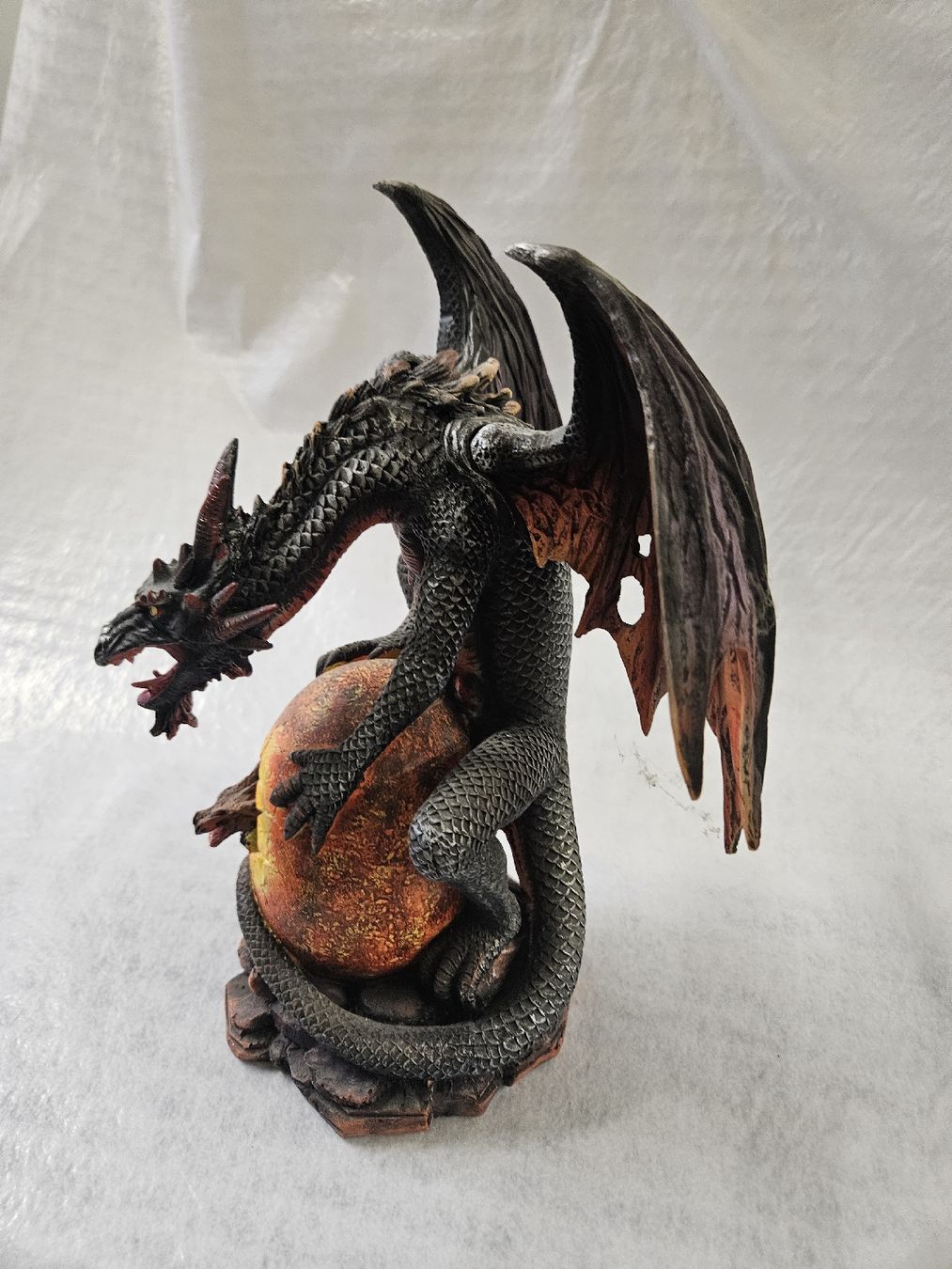 Statuette: Drachen mit Lava Ei 28cm – Nuovo (secondo la descrizione) da Dielsdorf venduto da Kenan997 2